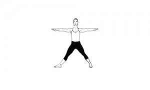 Trikonasana step1