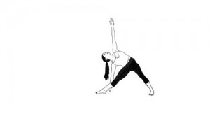 Trikonasana step3