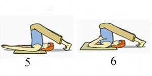 halasana step3