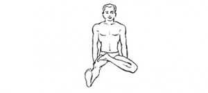 padmasana step2