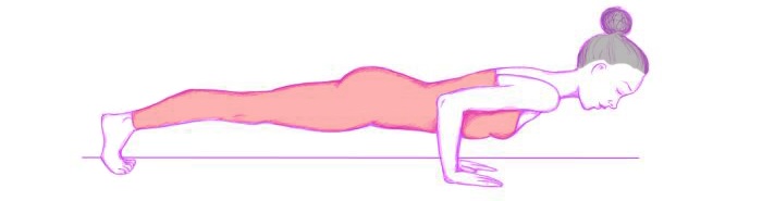 YogaFit_ArchanaShah - Chaturanga Dandasana or Four-Limbed Staff pose, also  known as Low Plank, is an asana in modern yoga as exercise and in some  forms of Surya Namaskar (Salute to the Sun)