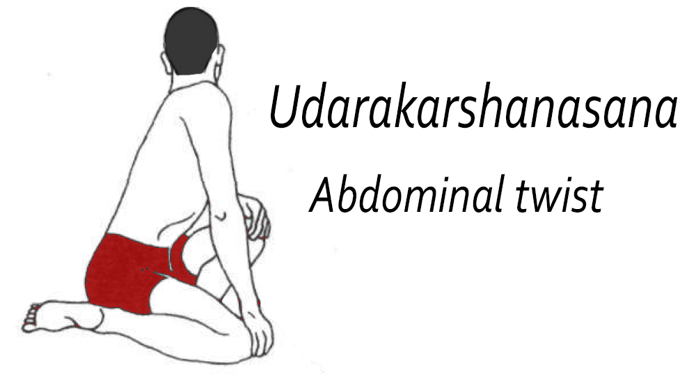 Udarakarshanasana-Abdominal-twist-yoga-steps-benefits
